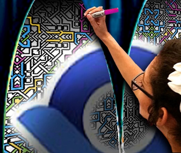 Interactive Surfboard Art