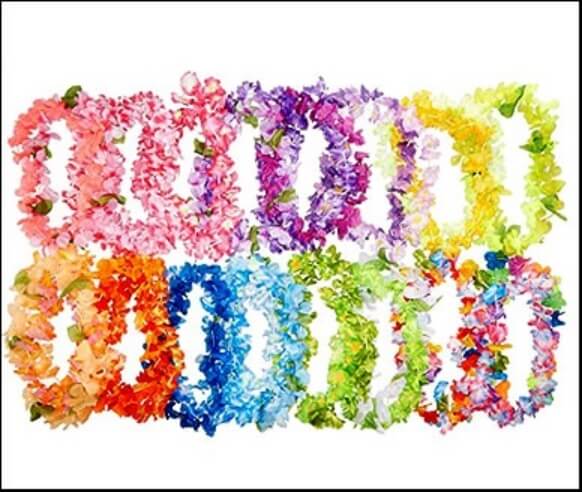 Silk Hawaiian Lei Station